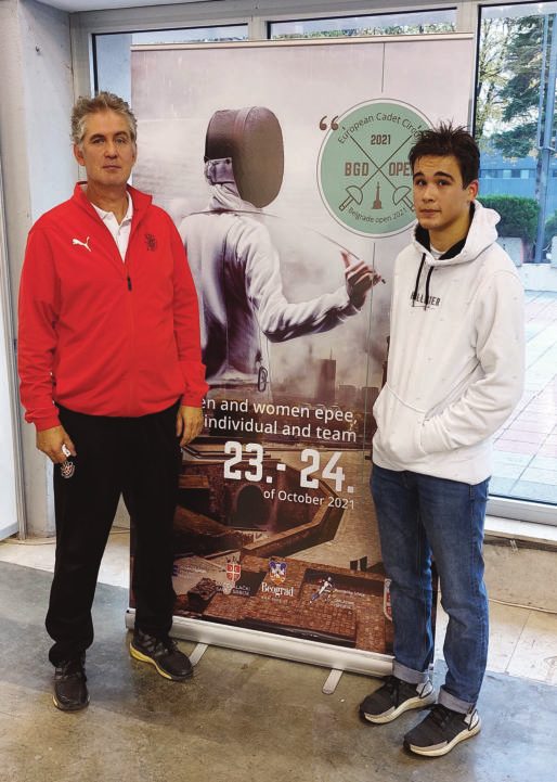 Szakmáry Sándor és Nagy Nándor • Belgrád EFC 2021. 10. 23.